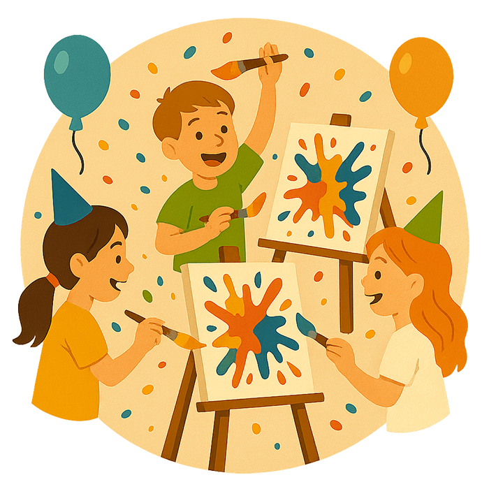 action-painting-geburtstagfeier (1)