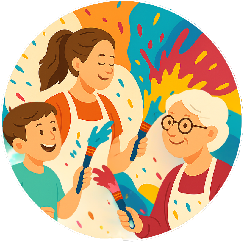 Action-Painting-Schwarmstedt-Ganze-Familie