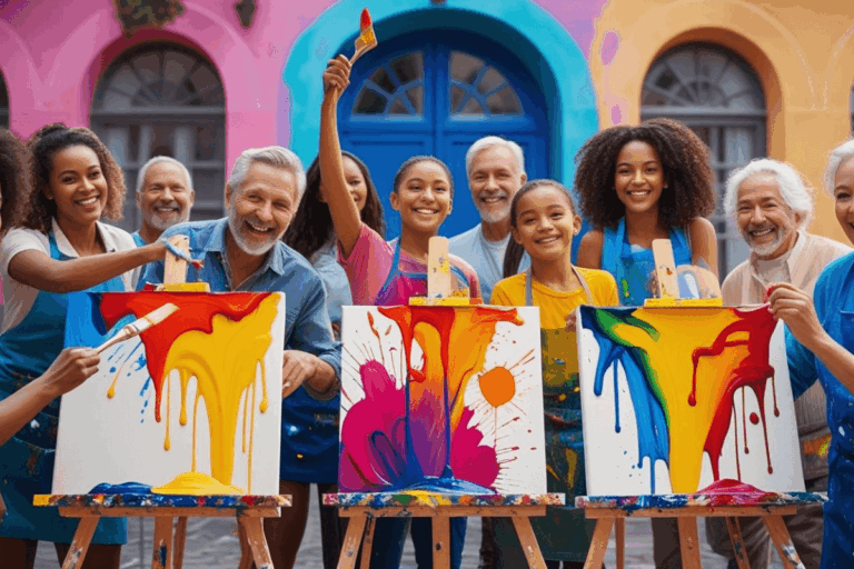 Action-Painting-Schwarmstedt-Gross-und-Klein (KI-generiertes Bild)